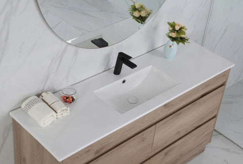 BV10 Dark Oak Fingerpull Freestanding Vanity - 600 / 750 / 900 / 1200 / 1500 / 1800mm