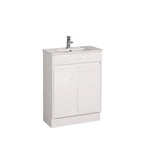BV38 Slimline (360mm Depth) Gloss White Freestanding Vanity - 600 / 750 / 900 / 1200mm