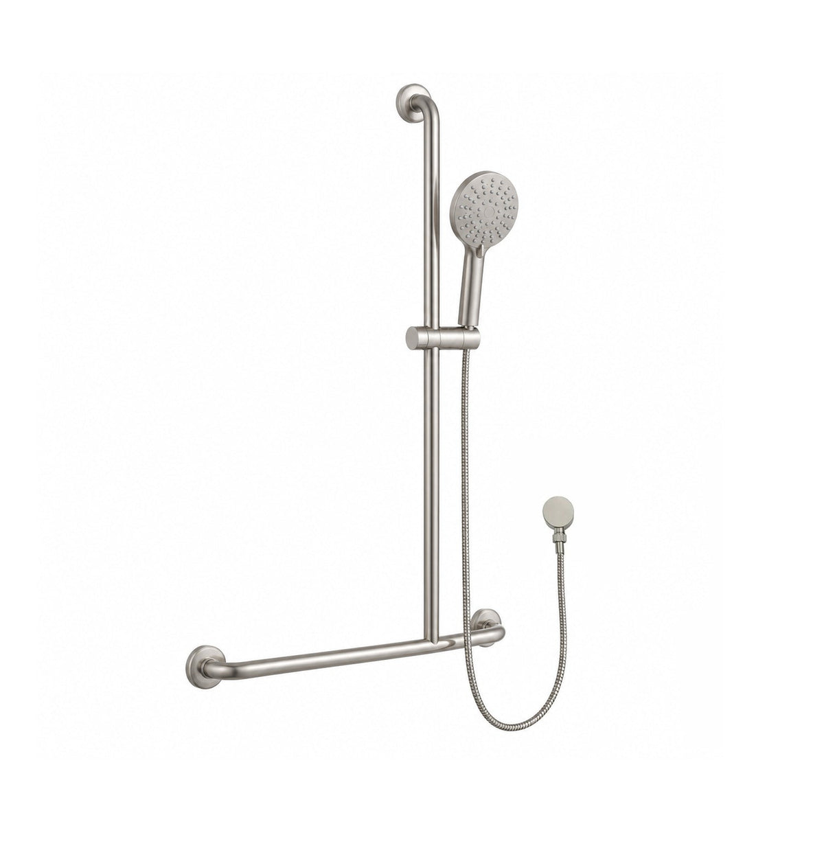 CARE Grab Rail T Bar Rail Shower Left/Right Hand Side - Various Colours