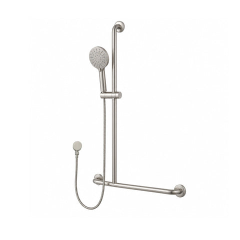CARE Grab Rail T Bar Rail Shower Left/Right Hand Side - Various Colours