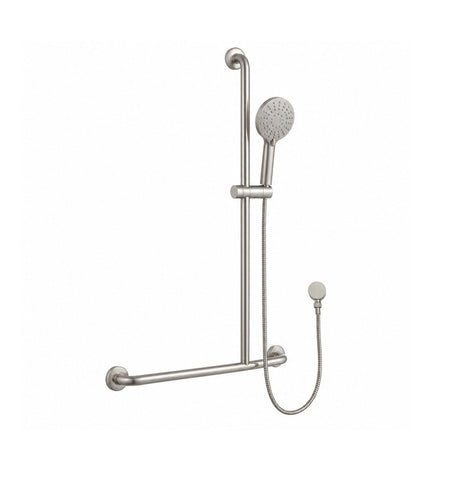 CARE Grab Rail T Bar Rail Shower Left/Right Hand Side - Various Colours