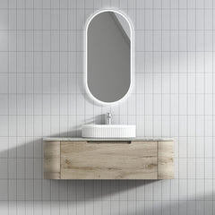 BV16WH Ash Woodgrain Fingerpull Wall Hung Vanity - 750 / 900 / 1200 / 1500 / 1800mm