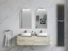 BV16WH Ash Woodgrain Fingerpull Wall Hung Vanity - 750 / 900 / 1200 / 1500 / 1800mm