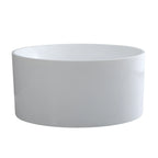 Round Freestanding Bath 1280mm - Gloss White