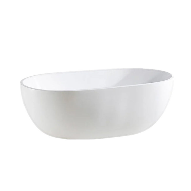 Oval Freestanding Bath 1000 / 1300 / 1400 / 1530 / 1600 / 1700 mm - Gloss White