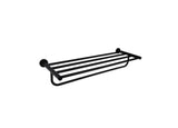 ASL Black Round Bath Towel Shelf