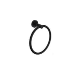 ASL Black Round Towel Ring