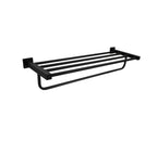 ASL Black Square Bath Towel Shelf