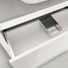 BV23 Hampton Matte White Fingerpull Freestanding Vanity - 750 / 900 / 1200mm Cabinet only