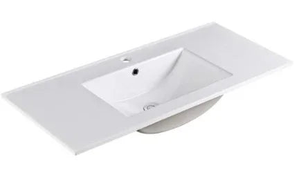 BV15 Gloss White Fingerpull Freestanding Vanity - 600 / 750 / 900 / 1200 / 1500 / 1800mm