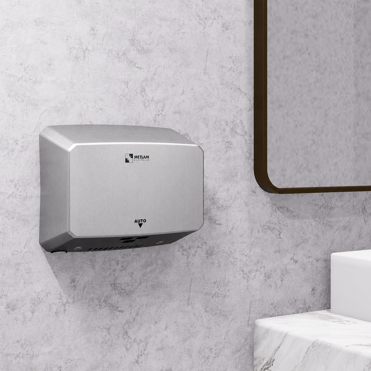 EcoSlender Automatic Hand Dryer in Satin Stainless Steel - ML_ECOSLENDER05_SS