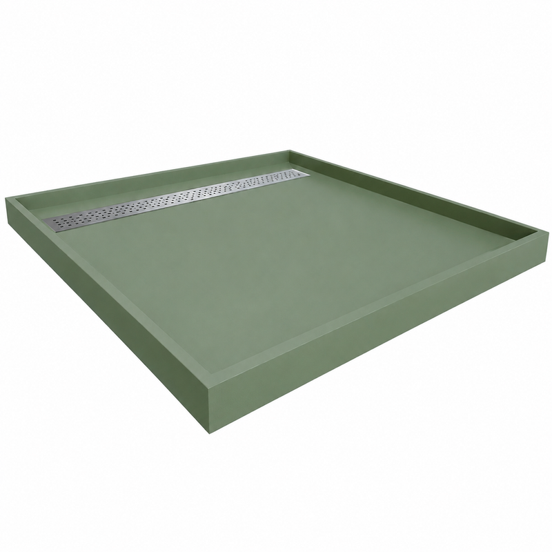 Tile Over Shower Tray with Channel Grate (Australian Made) - Various Sizes