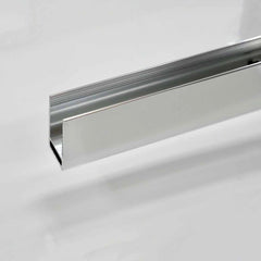 10mm Wall Channel SS08/17 - Chrome (2000mm)