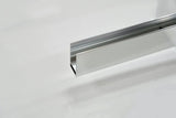 10mm Square Wall Channel - Chrome