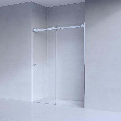 SS25 Sliding Wall to Wall Front Only Shower Screen - Various Colours & Sizes