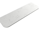 Aulic Cato (460mm Depth) Curved Solid Surface Flat Vanity Top - Various Sizes