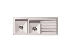 Double Bowls Sink with Drainer Topmount - 1200x500mm - Left Hand / Right Hand
