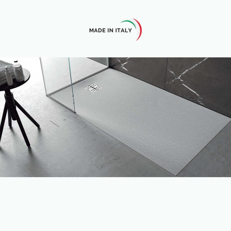 Pietra Stone Texture Shower Floor (European Made) - Various Colou  rs & Sizes