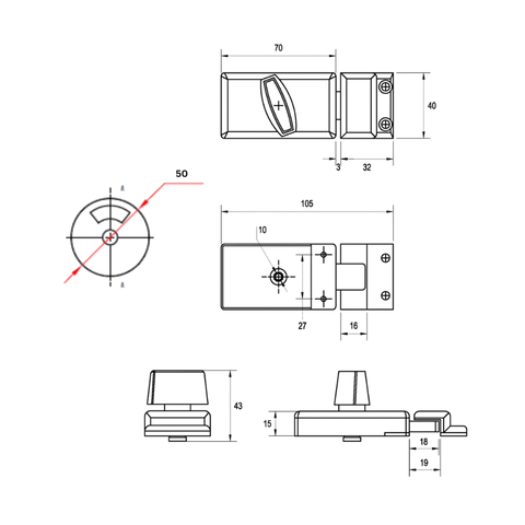 Easyfit Lock & Indicator Set - EASYFIT_LOCK_SCP