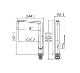 Exon Kitchen / Laundry Sink Mixer - Various Colours