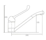 ECWTC101D MOBI CARE Swivel Single Lever Kitchen Mixer