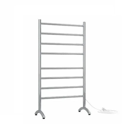 Thermogroup 240Volt Straight Round Free-Standing Heated Towel Rail