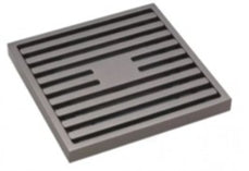Square Linear Shower Floor Waste 100x100mm - Various Colours