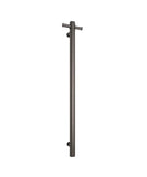 Thermogroup 12V Vertical Bar Gun Metal Heated Towel Rail Round VS900HGM 900mm