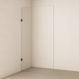 SS08/17 Walk In Shower Screen with Wall Brackets
