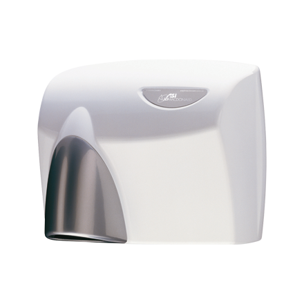 ASI JD MacDonald Autobeam Automatic Hand Dryer - White / Silver Gloss HDABWHTSG