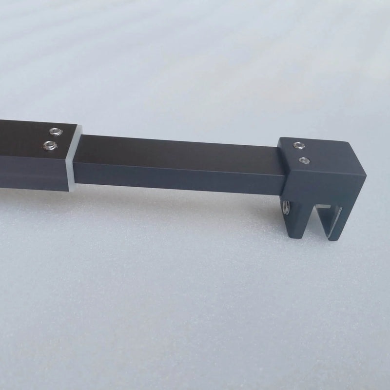 Black SS21 Shower Screen Stabiliser Support Bar 800-1080mm