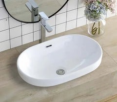 CE-MB5536-GW Oval Insert Basin 555x365x155mm