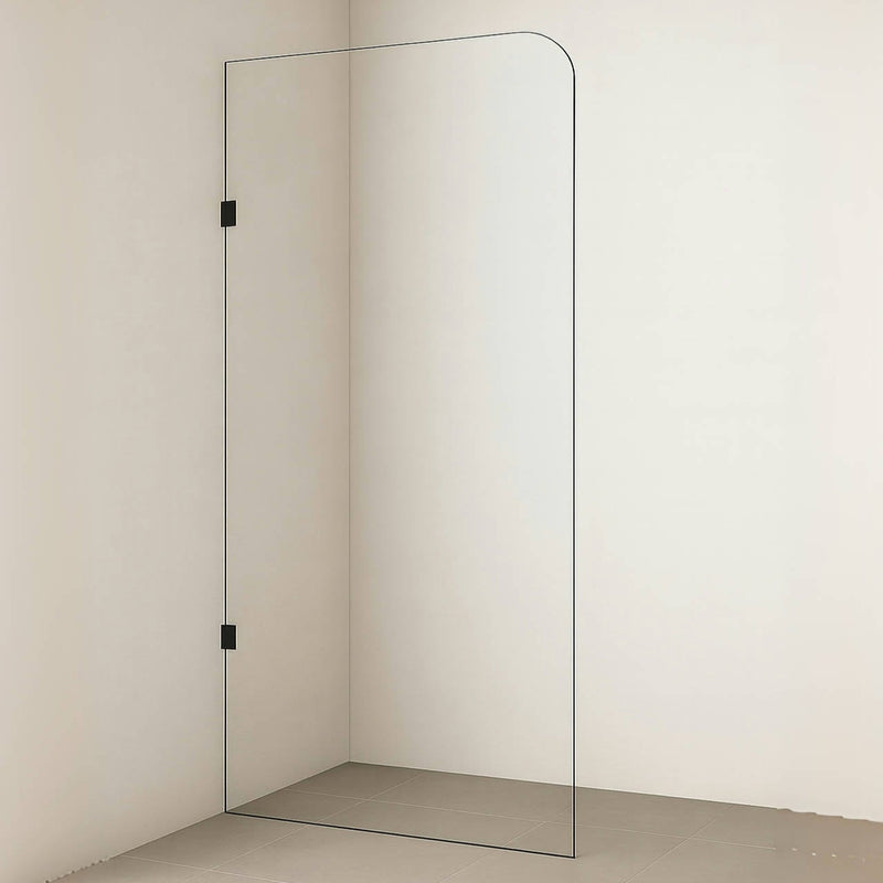 Radius/Round Corner Walk In Shower Screen - Various Colours