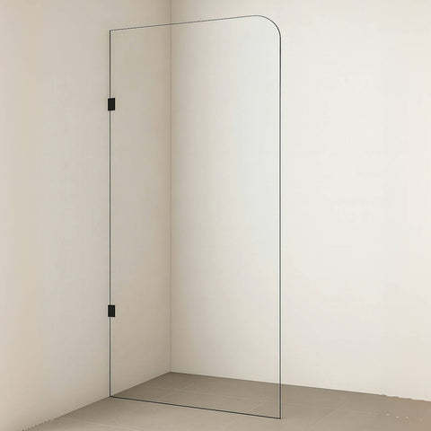 Radius/Round Corner Walk In Shower Screen - Various Colours