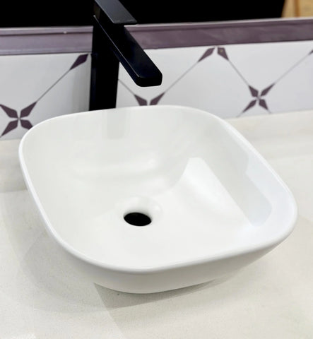 Oasis Counter Top Ceramic Basin 360x350mm - Various Colours