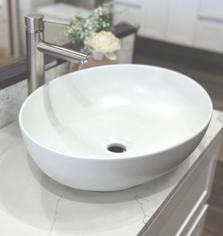Mirage Counter Top Ceramic Basin 520x395mm - Various Colours
