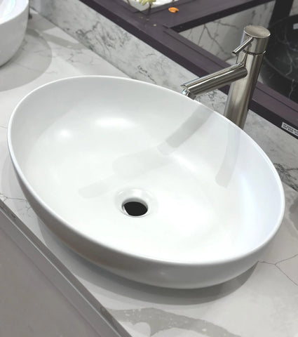 Mirage Counter Top Ceramic Basin 520x395mm - Various Colours