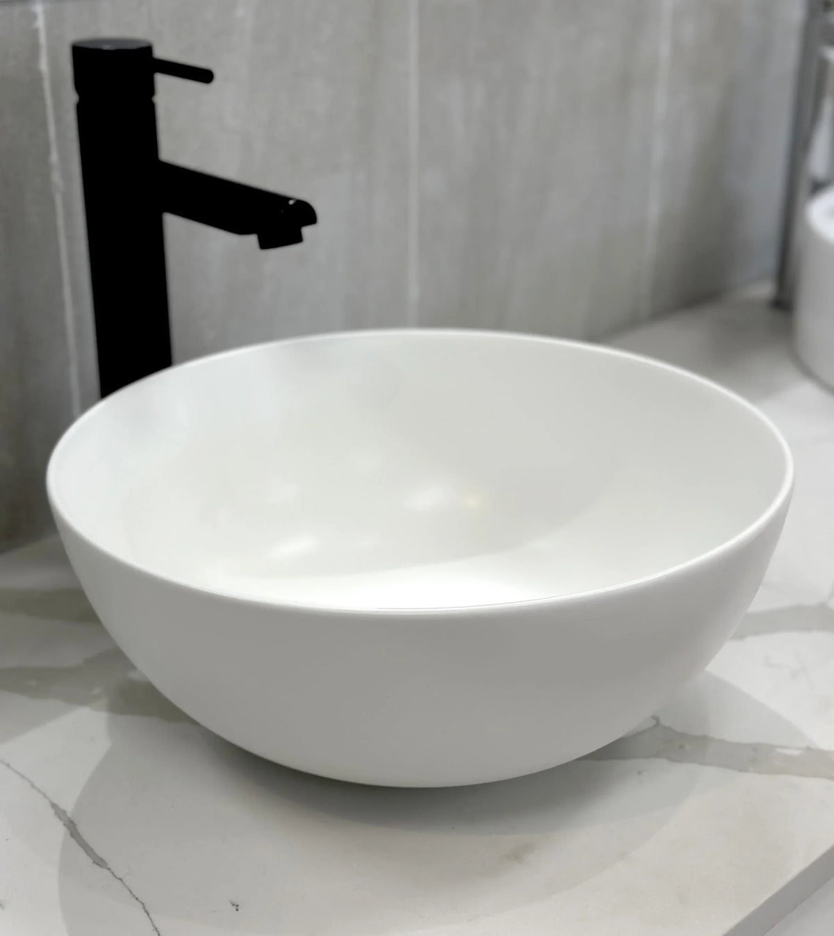 Opal Matte White Ceramic Basin 358x358x155mm