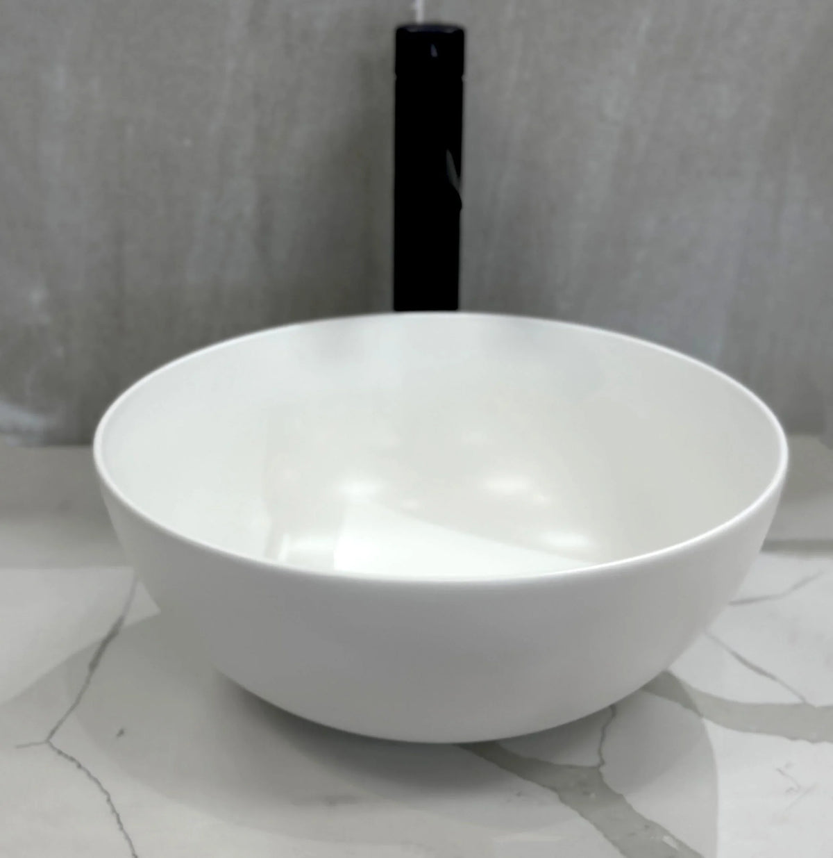 Opal Matte White Ceramic Basin 358x358x155mm