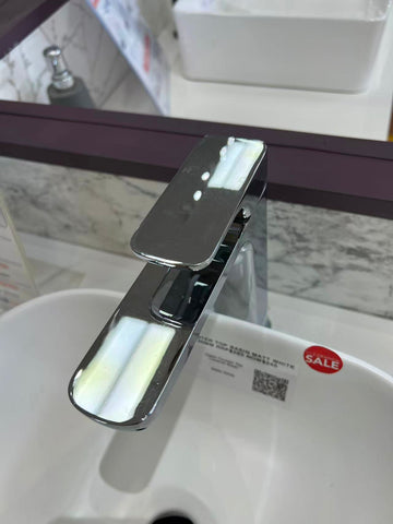 BV Chrome Square Tall Basin Mixer - Floor Display Clearance