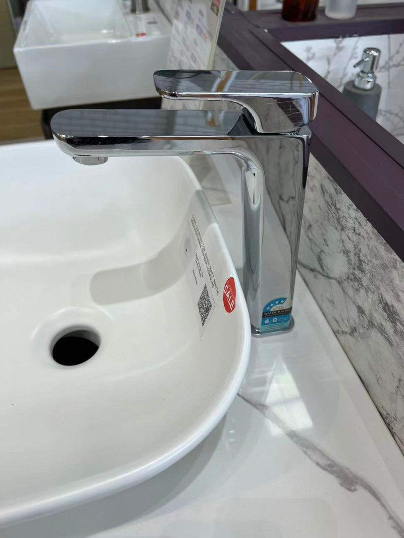 BV Chrome Square Tall Basin Mixer - Floor Display Clearance