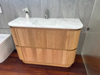 BV83 Wood Texture Freestanding Fluted Plywood Vanity - 900/1200/1500mm