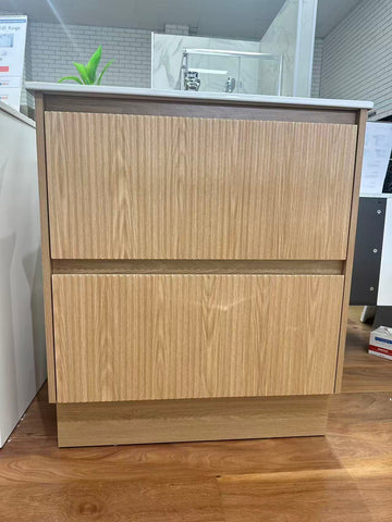 BV02 (460mm Depth) Wooden Fluted Freestanding Vanity- 750/ 900 / 1200 / 1500mm