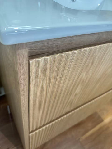BV02 (460mm Depth) Wooden Fluted Freestanding Vanity- 750/ 900 / 1200 / 1500mm