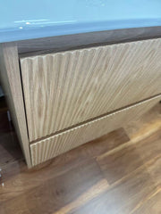 BV02 (460mm Depth) Wooden Fluted Freestanding Vanity- 750/ 900 / 1200 / 1500mm