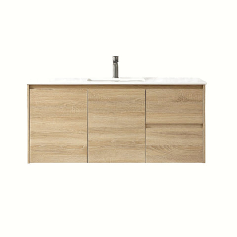 BV59WH (460mm Depth) Wooden Finish Wall Hung Vanity- 600 / 750 / 900 / 1200 / 1500mm
