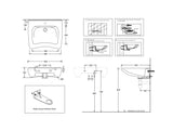 Johnson Suisse Type A Large Clynical Scrub Basin 640×545mm