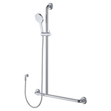 CARE Grab Rail T Bar Rail Shower Left/Right Hand Side - Various Colours