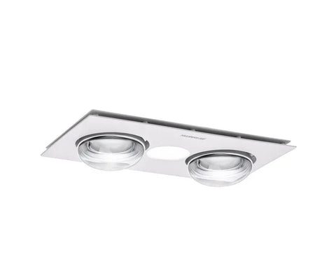 Exhaust Fan/Light/Heater 3-in-1 Bathroom Heater with 2 Heat Lamps