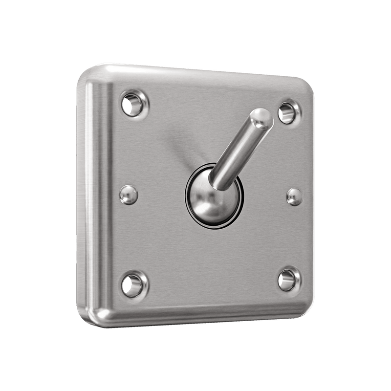 Collapsible Square Clothes Hook in Satin Stainless Steel - ML2123